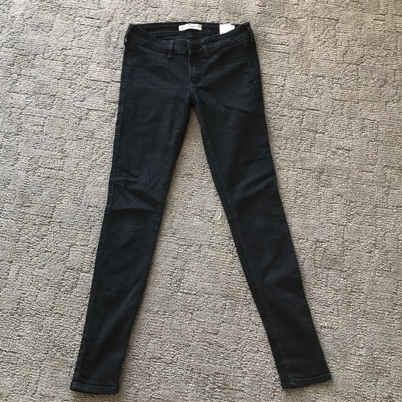 Hollister black jeans w 25 , L 31 - Picture 1 of 2